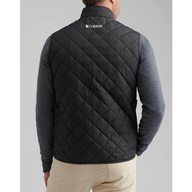 CoBank Embroidered Peter Millar Men's Essex Quilted Vest